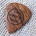 Bubinga Wood Guitar Pick - Handmade Laser Engraved Super Star Dad Premium Guitar Pick