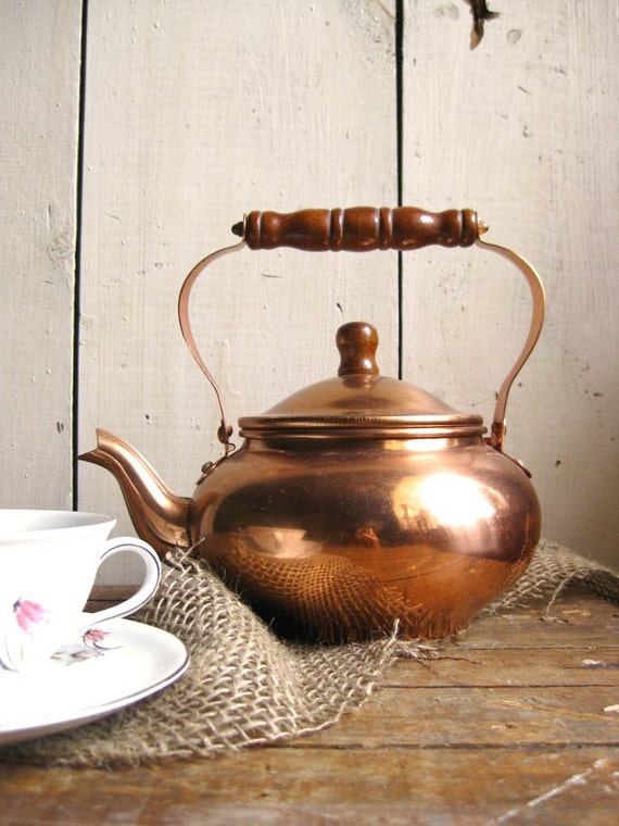 Vintage Copper Teapot By TheLinnetsWing On Etsy   Il 570xN.231505654 