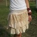 RESERVED for Ayelet - Mori Girls Inspired Funky Eco Tattered Fairy Pixie Mini Skirt