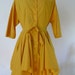 ON HOLD/SOLD Chantal Thomass vintage yellow cotton dress