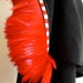Fabulous feathered GAULTIER shawl