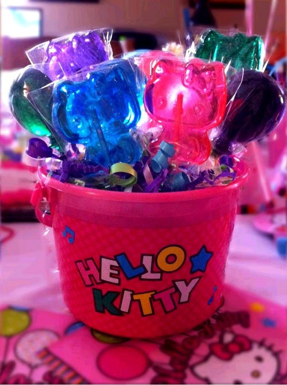 Cutsie HELLO KITTY Lollipops Hard Candy by SweetCrescendos on Etsy