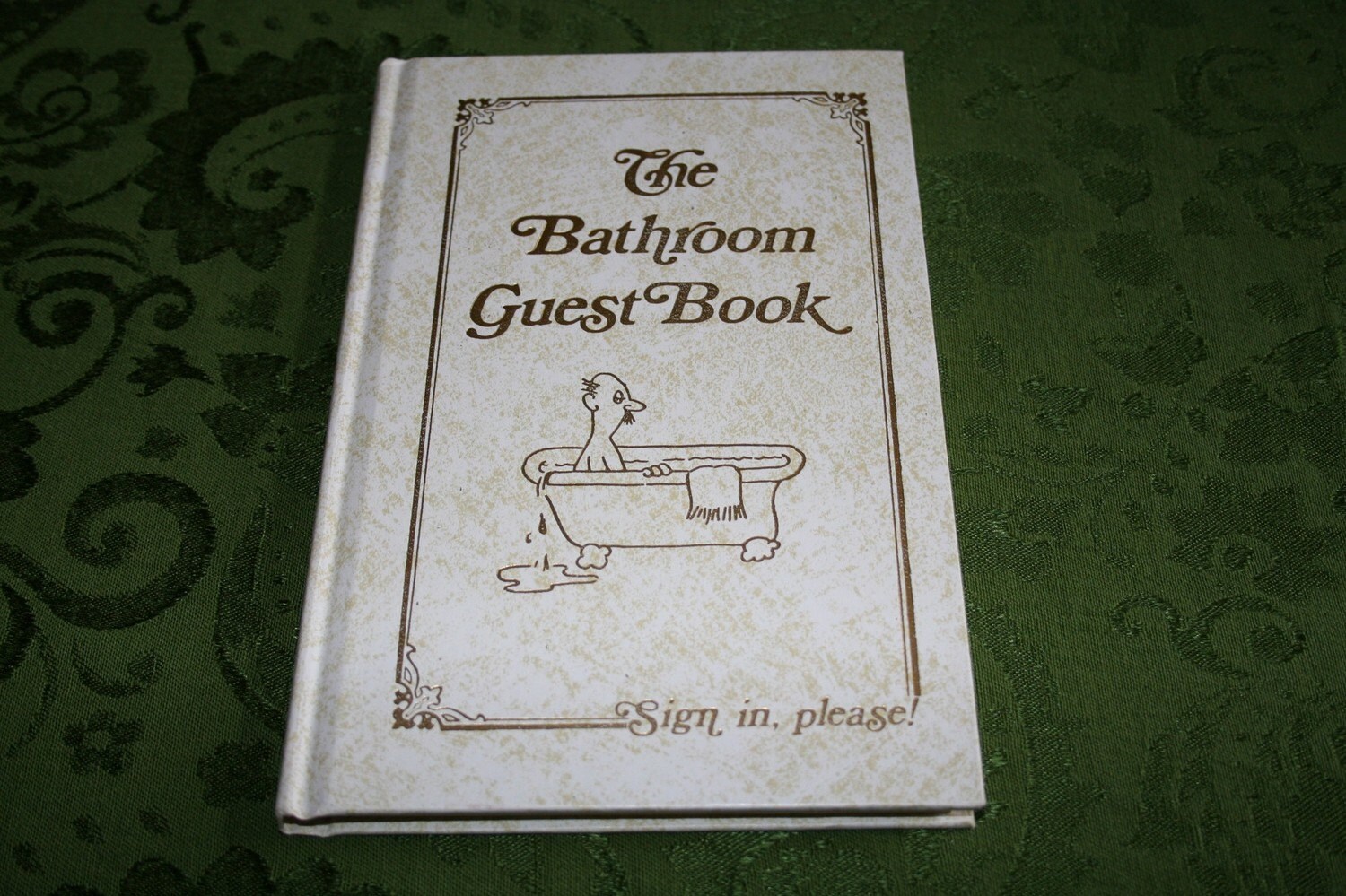The Bathroom Guest Book by Jack Kreismer Red Letter Press