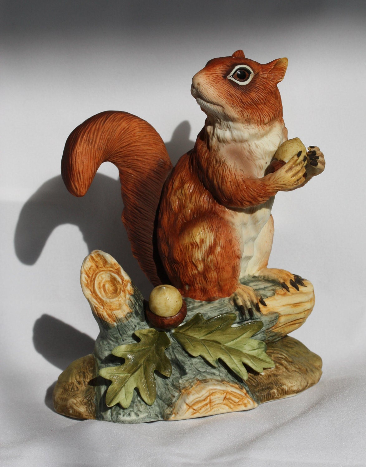 red squirrel figurine