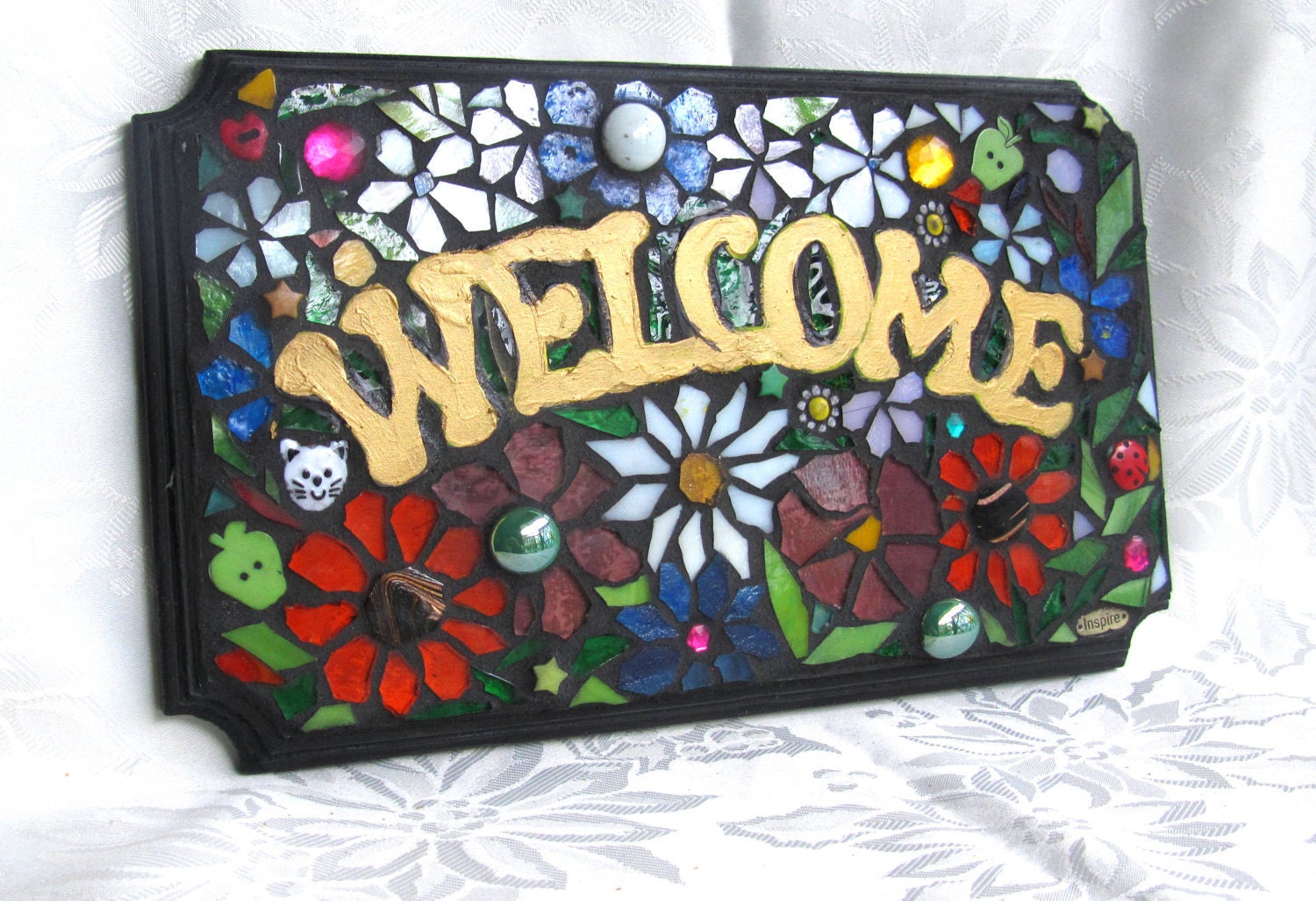 Mosaic WELCOME Wall ARt