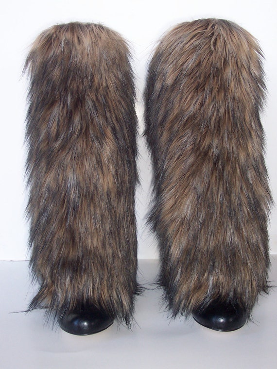 Awesome Faux Fur Leg Muffs