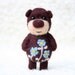 little needle felted bear