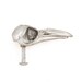 Special listing 4 Silver Crow skull cabinet knobs made in NYC silver finish