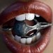 Bellatrix Harry Potter Small Black Bird Skull Pendant Necklace Hot Cast Metal on a nice Thick Chain made in NYC Shipped Daily 1st class mail. All my pieces come gift boxed.
