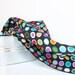 Baby Swaddle Blanket in Black, Pink, Purple Dots, La Di Dot, Flannel Baby Blanket, Baby Swaddling Blanket in Multi-Color Polka Dots