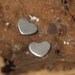 Nickel Silver Chubby Heart Metal Blanks Shape Charms Cutout for Metalworking Soldering Stamping Blank