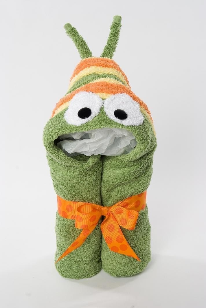 Caterpillar Hooded Towel