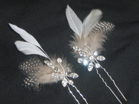 Rhinestone Bridal Hairpins with Guinea and by 