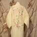 RESERVED - Kimono - Pastel Floral - PRETTY - Pale Yellow
