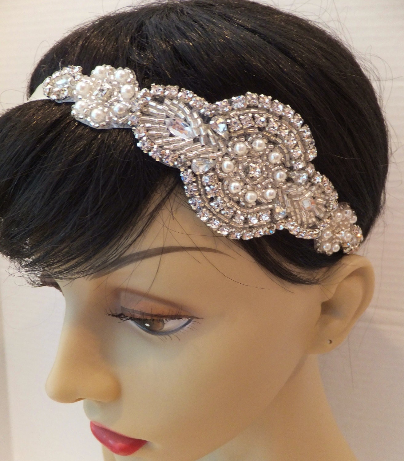 Wedding Rhinestone Headbands bridal headband great gatsby headpiece eden bridal