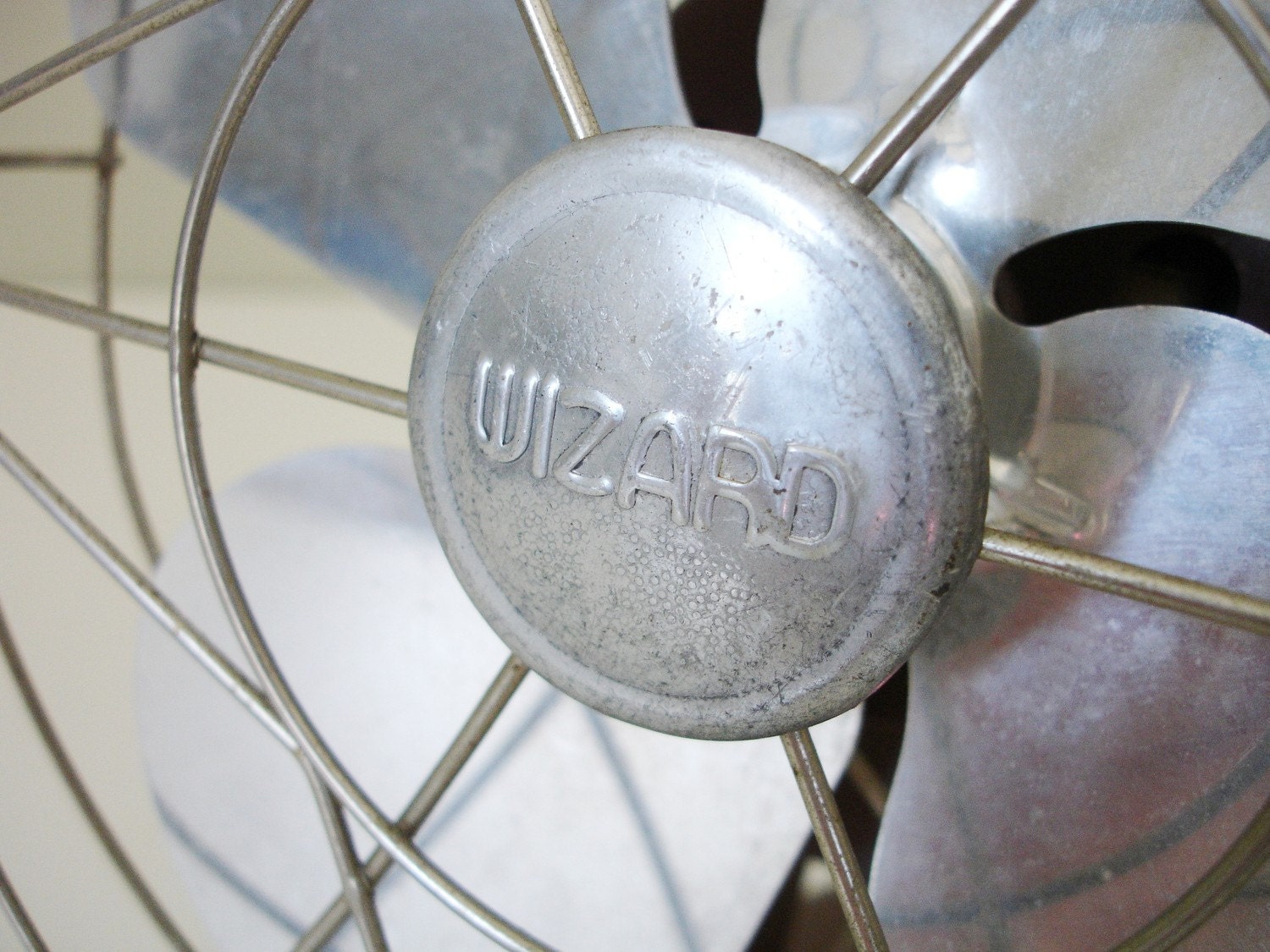 vintage wizard electric fan
