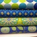 Michael Miller Blue Gypsy Flower Bundle - 1 fat quarter each