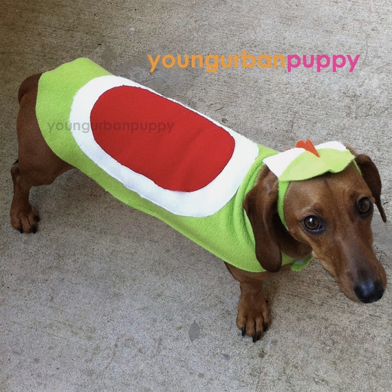 Yoshi from Nintendo Dog Costume