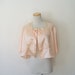 Vintage 40s Bow Tied Rayon Bed Jacket