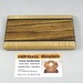 Business Card Case Zebrawood with Curly Maple