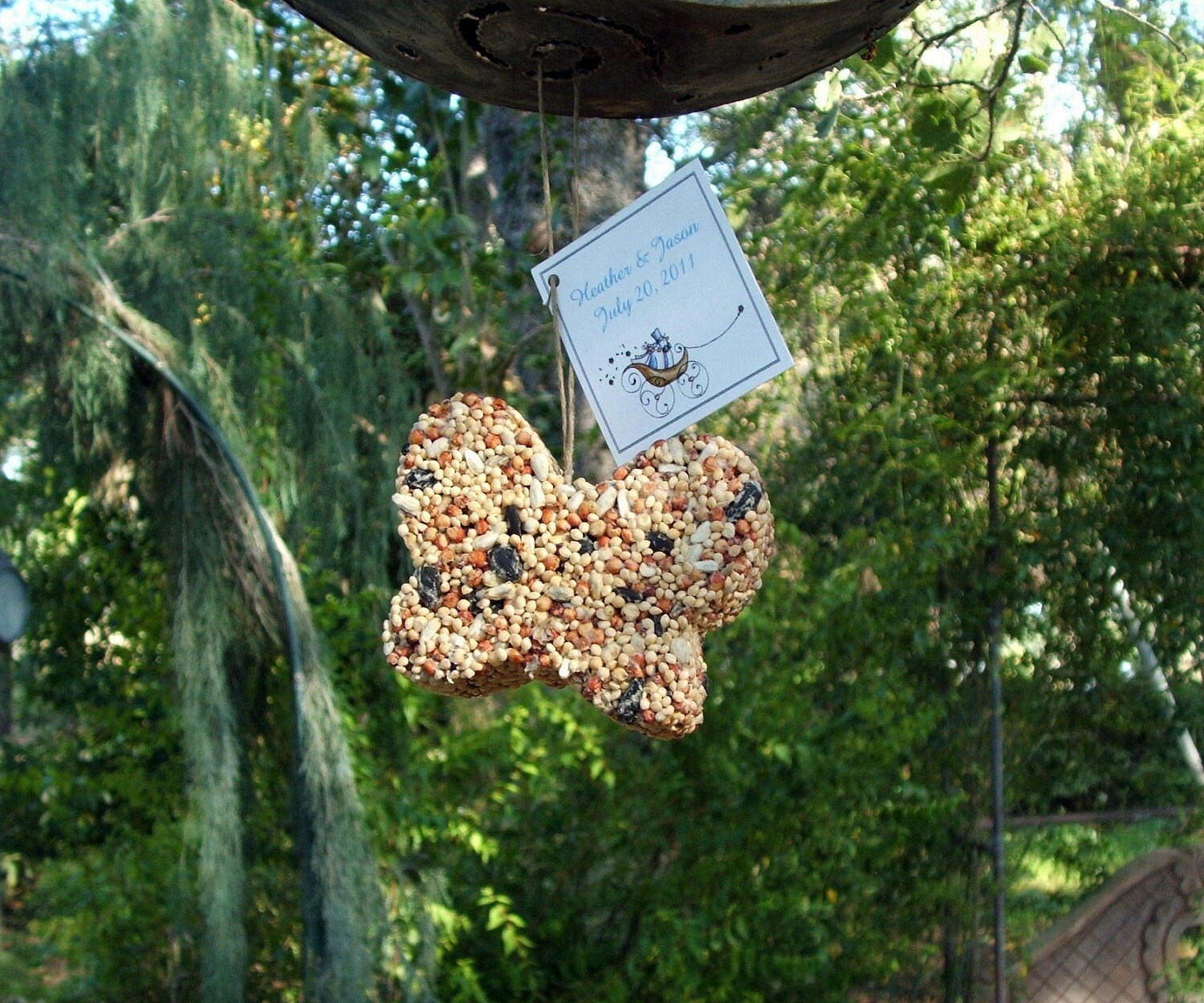 25Heart Shaped Bird Seed Favors Wedding Bridal ShowerBaby