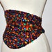 Vintage OMO NORMA KAMALI Wide Colorful Jeweled Cummerbund Belt