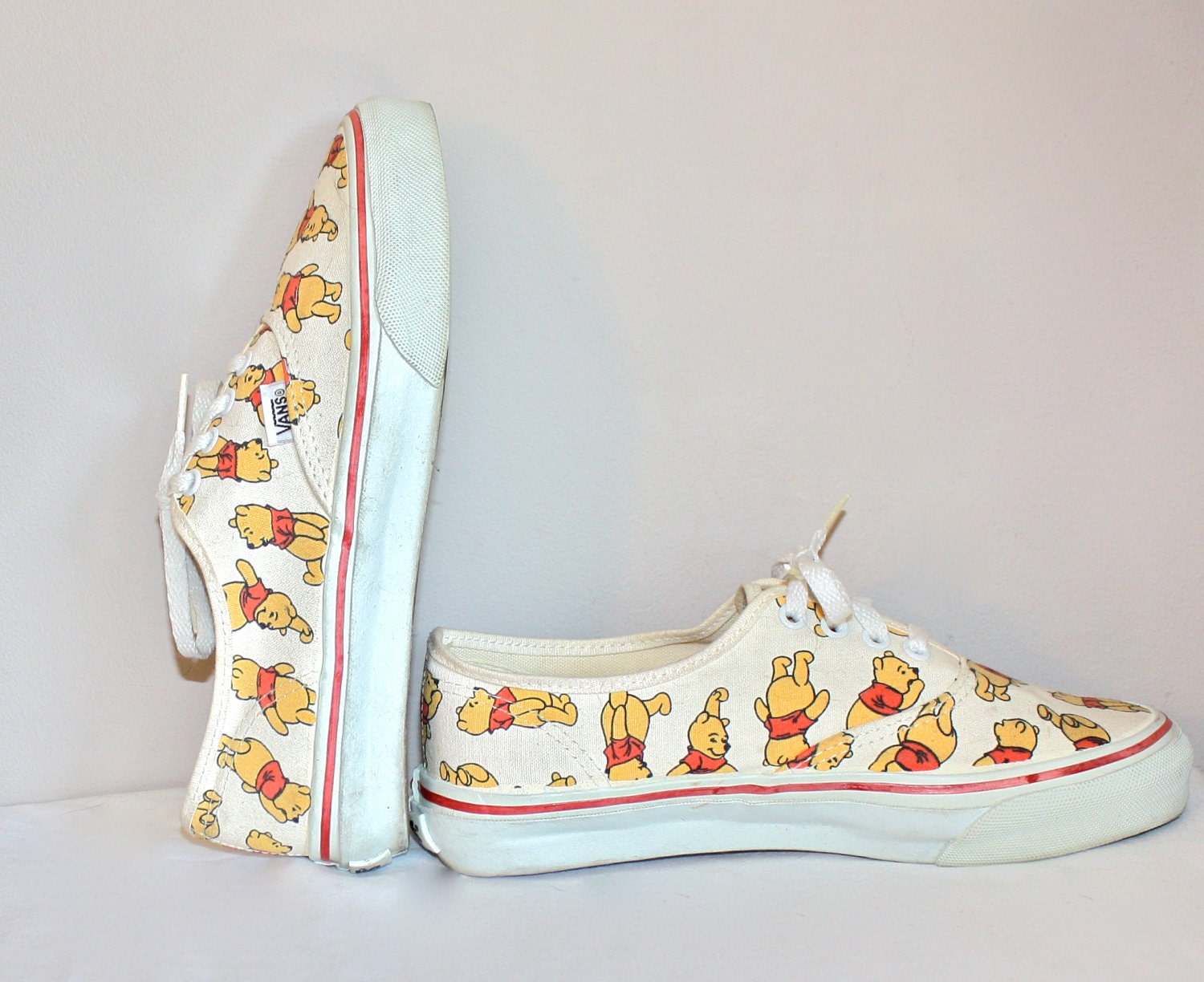 MORE Winnie the Pooh VINTAGE VANS Sneakers Punk New Wave Skate