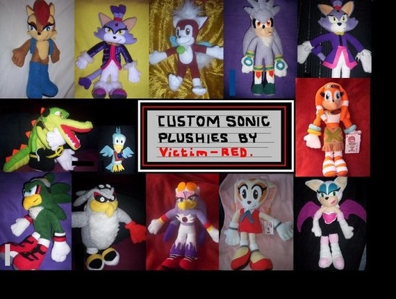 custom sonic plush