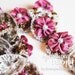 Dusty Rose Pink - Rosette Style Flowers - 24 pieces