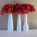Trio of Milk Glass Vases - Reserved for LAURA ASHLEY