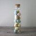Tall Glass Canister Apothecary Jar with Cork Lid