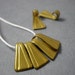 20 Vintage. Brass Art Deco Scrolls. Findings. Charms. Bails. 14x8mm
