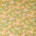 1960's MOD Pink Cotton Print Fabric - One Yard