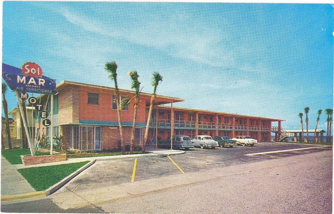 Vintage Florida Postcard Jacksonville Beach Chrome