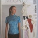 McCall's Top Blouse Pattern M4341 Size 12, 14, 16, 18 Uncut