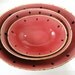 Vintage Watermelon Serving Bowls, Set of 3, Ceramic, Picnic, Parties