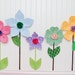 flower garden. custom. fabric wall flowers