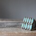 Vintage Oversized Turquoise Adjustable Cocktail Ring
