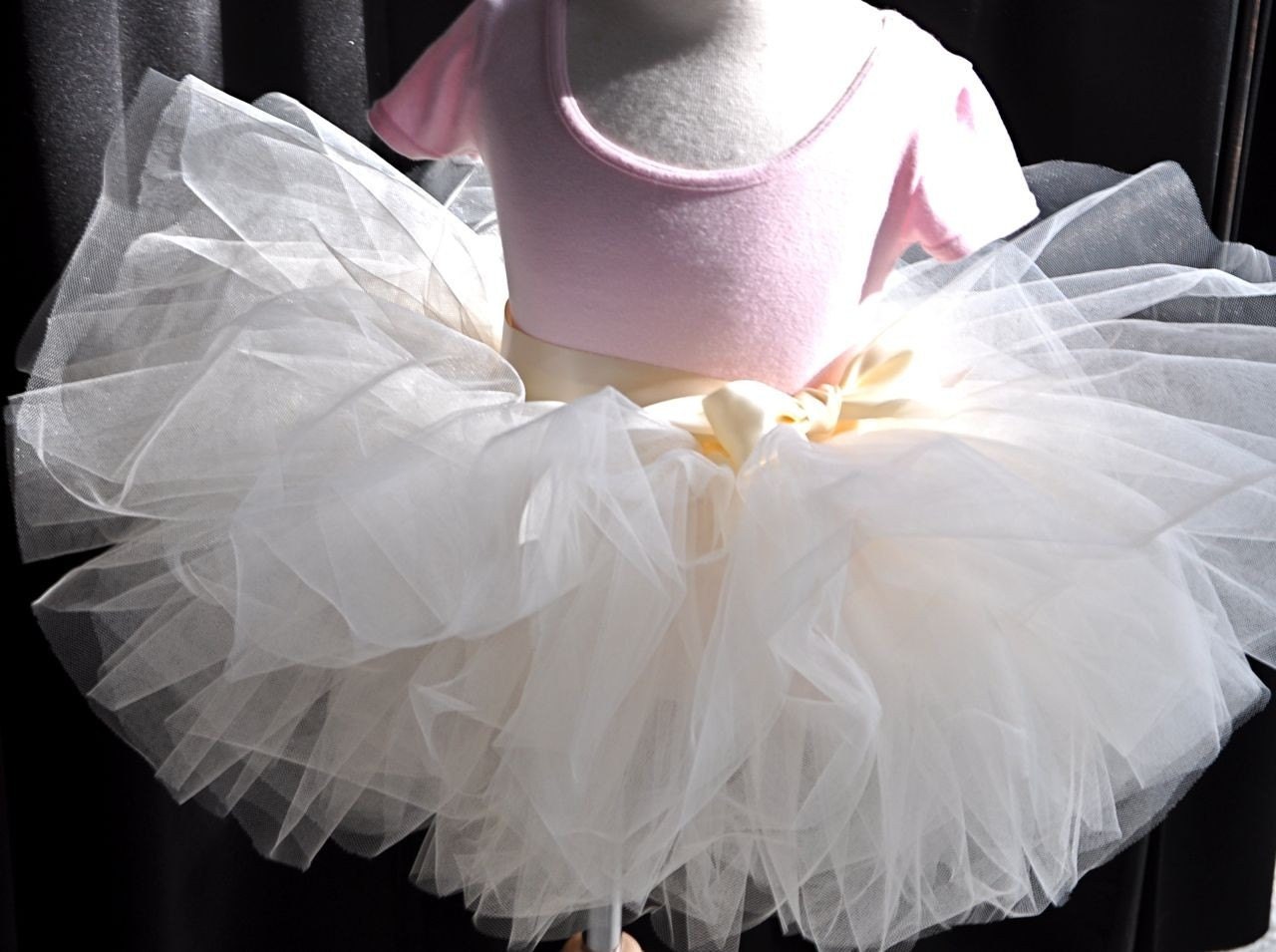 IVORY 8 LAYER FLUFFY TUTU THAT NEVER GETS FLAT. This tutu is