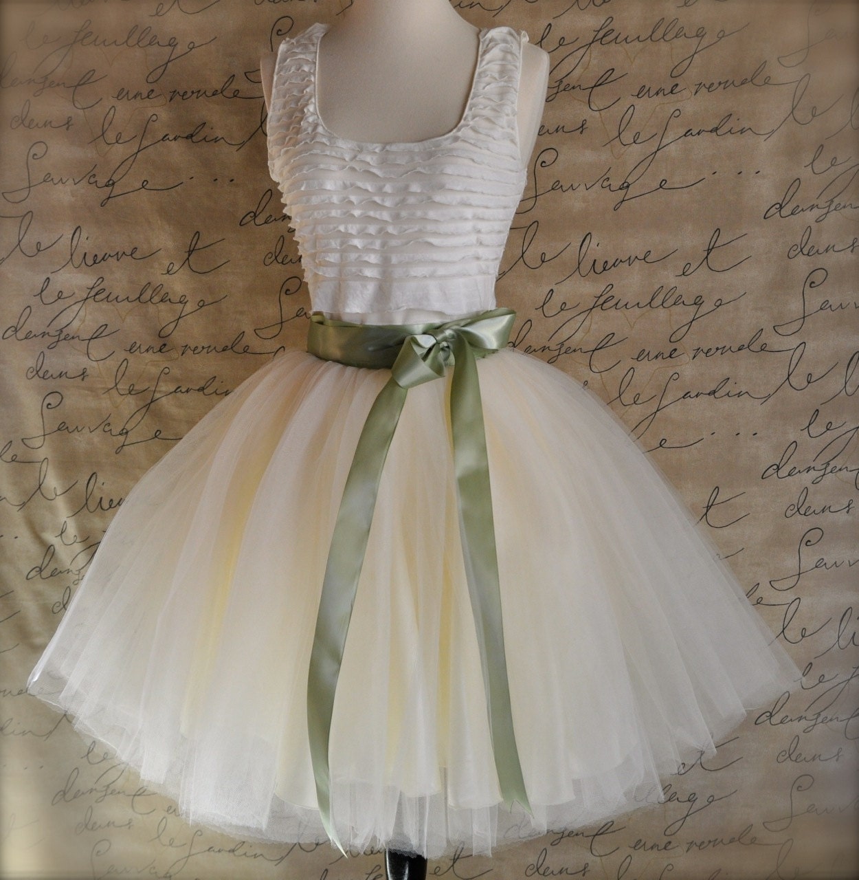 ivory tutu skirt