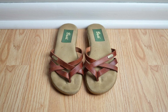 bass sandals 80s