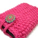 Knit Kindle Fire IPad Mini Nook E Reader Case Cozy Sleeve Pink