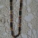 Vintage Wood Bead Friendship Necklace