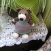Mollie Handknitted girl cat doll soft sculpture...very cute and very sweet