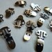 Bulk Buy -- 100 Pieces of Nickel Plated T - Shoe Clip Blanks (50 pairs)