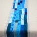 Reserved for Al Fiber Art Wall Hanging, Fabric Picture in Cool Blues by Nstarstudio
