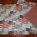 Patriotic Americana Flags Reversible Placemat Set of 2