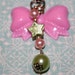 Cute Bow Ribbon cell phone charm strap