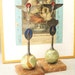 RESERVED - Pair of Antique Alter Statues- Vintage Religion