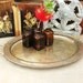 Vintage Shabby Chic Silverplate Tray - Queens Manor